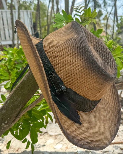 Black Swan of Summer Palm Hat