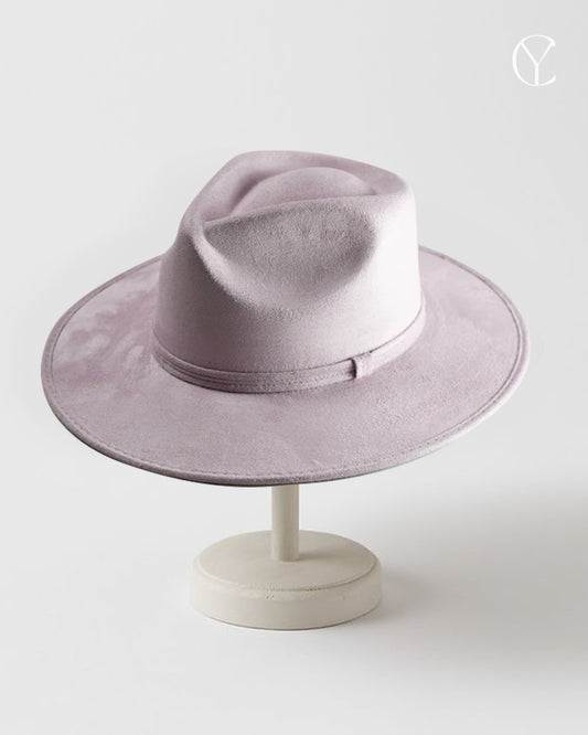 Suede Rancher Hat - Lavender