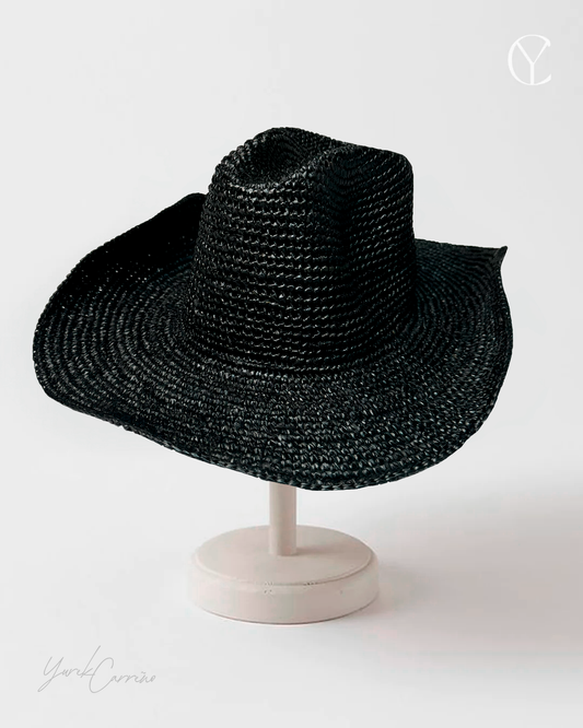 Summer Palm Hat - Black