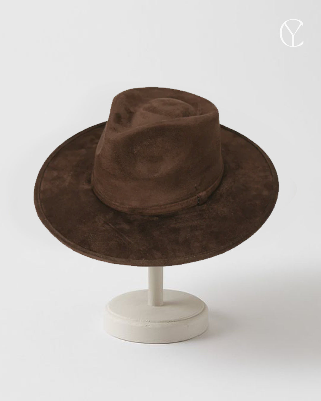 Suede Rancher Hat - Chocolate