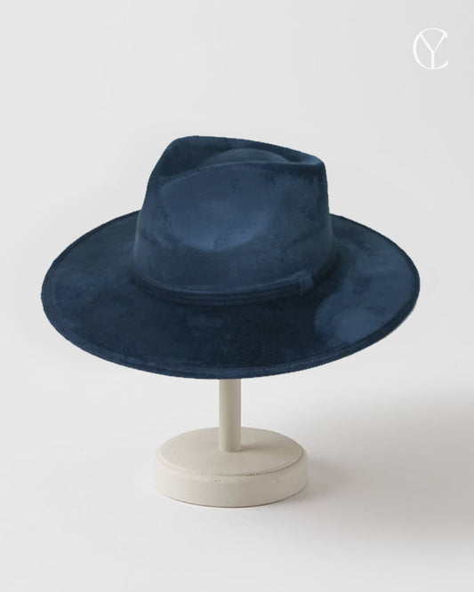 Suede Rancher Hat - Navy